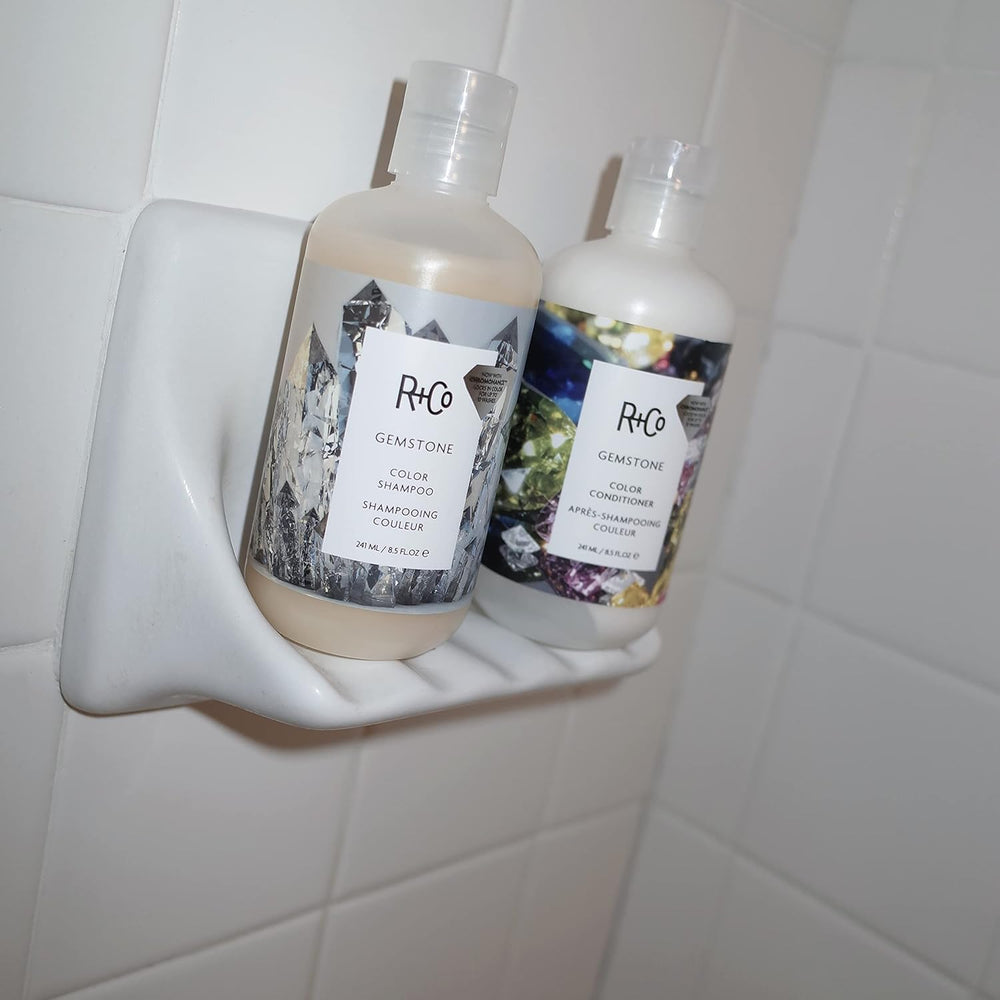 R+Co Gemstone Color Acondicionador, cabello mojado, brillo natural tras el lavado