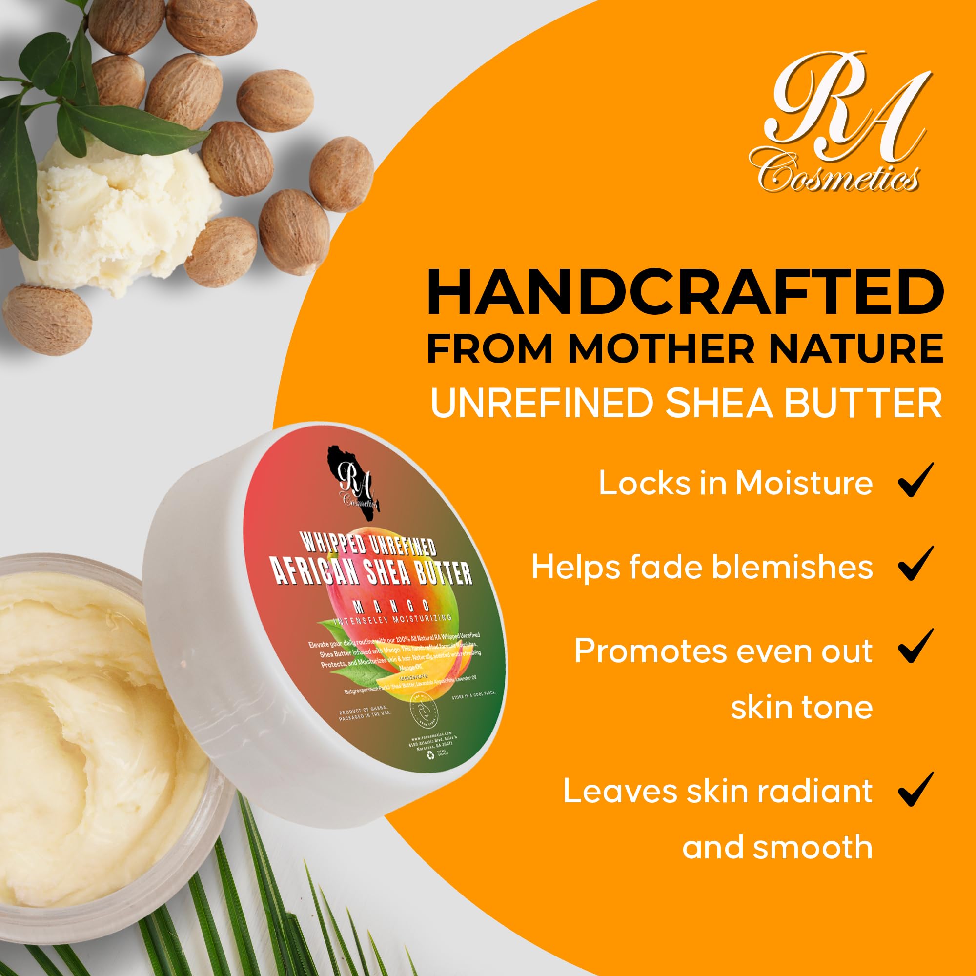 RA COSMETICS extracto de mango: hidratación suave para la piel