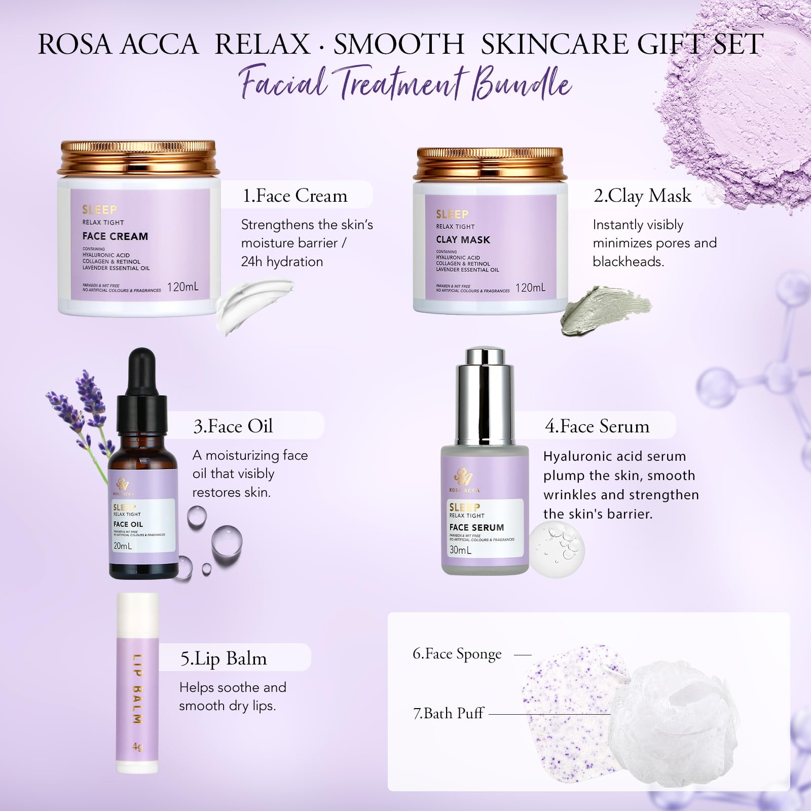 RA ROSA ACCA crema facial: hidratación duradera y luminosidad