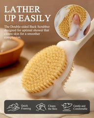 Nodos de masaje flexibles de Rafow para relajar músculos durante la ducha.