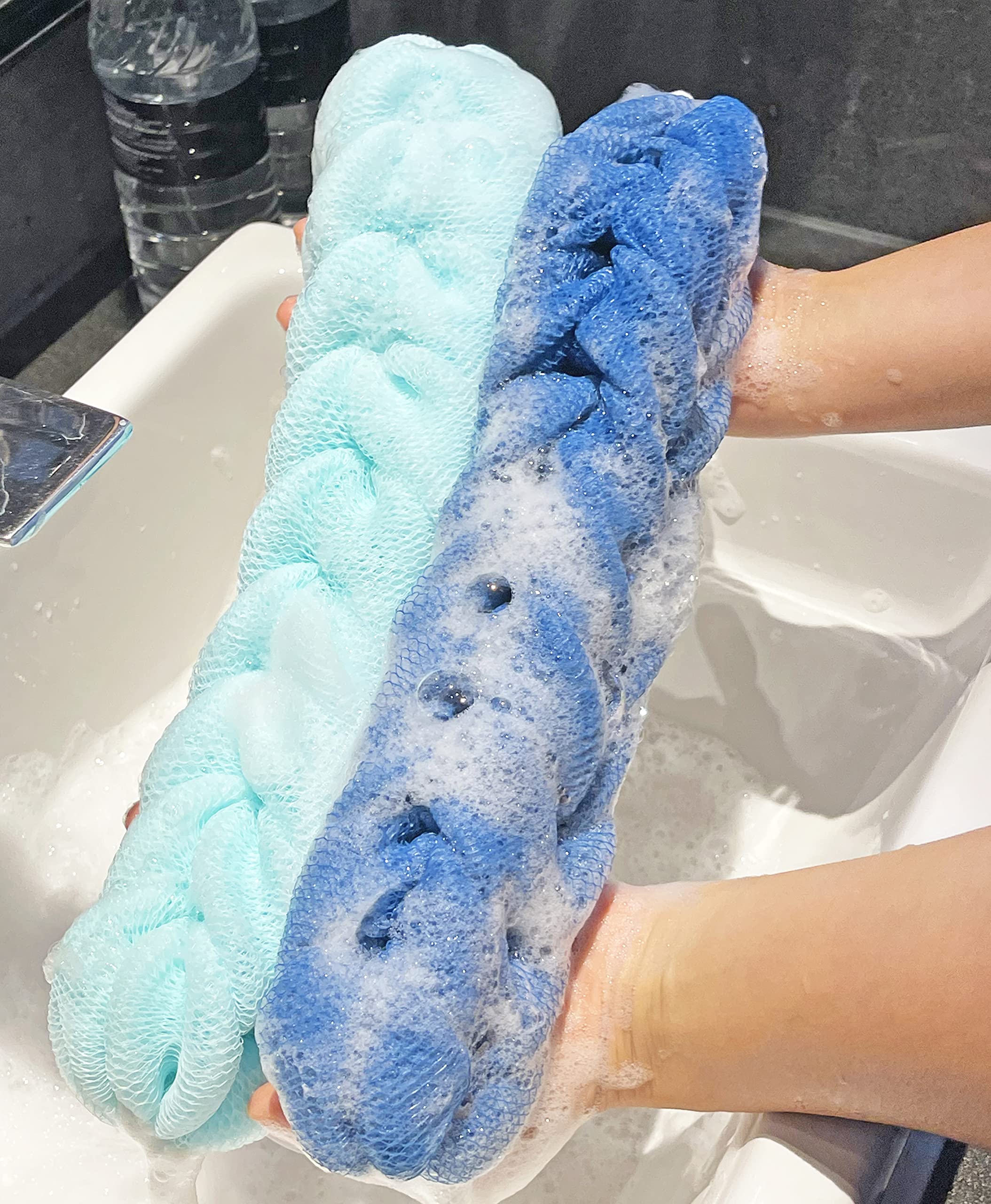 Rainbow Moon diseño trenzado añade durabilidad para la ducha.