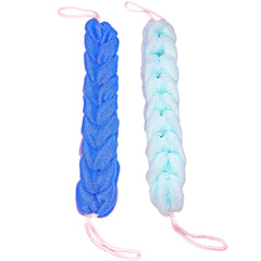 Rainbow Moon esponja espalda extensible con cuerda para ducha suave.