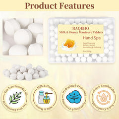 RAQEHO Manicure Spa Balls: aroma suave que transforma la rutina de spa.