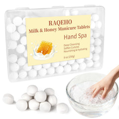 RAQEHO Manicure Spa Balls: aroma leche y miel para suavizar la piel de manos.