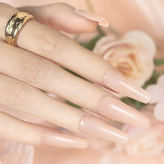 RARJSM Esmalte Gel Apricot Nude brillo suave y duradero