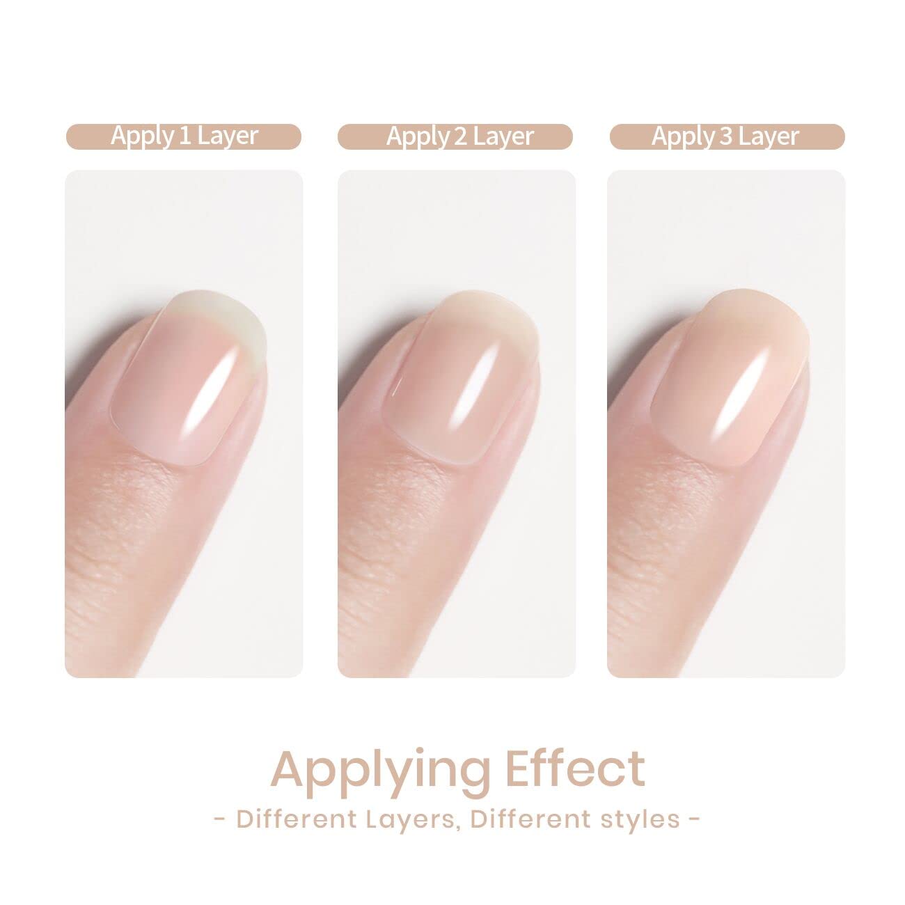 RARJSM Gel Apricot Nude ofrece duración de 21 días