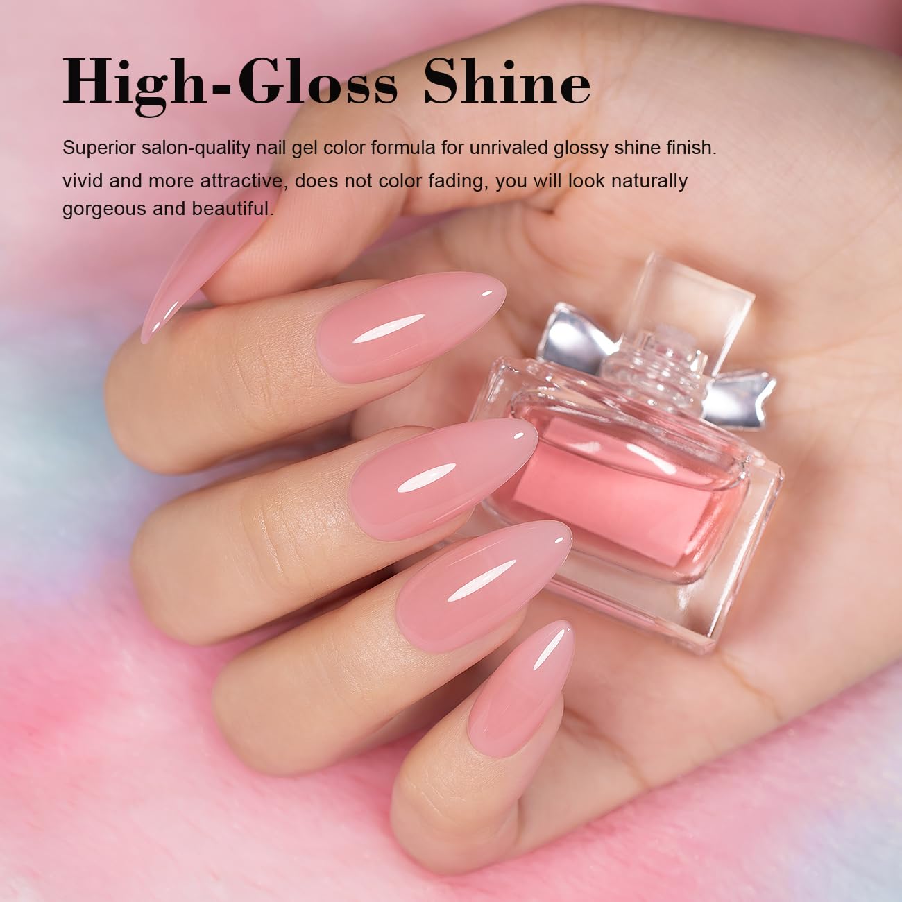 RARJSM gel nude 15ml, gran capacidad para dos manos
