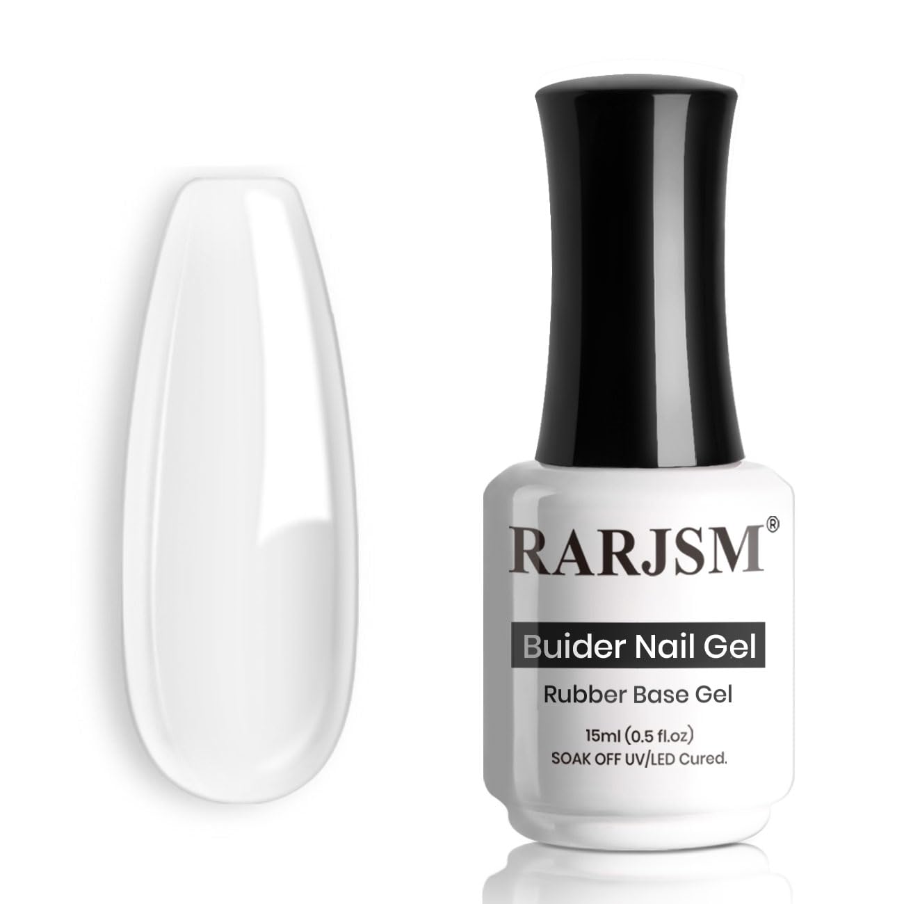 RARJSM gel base transparente: aplicación suave para cobertura uniforme