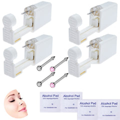 rasdder kit perforacion nariz desechable en empaque, conveniente para uso familiar.