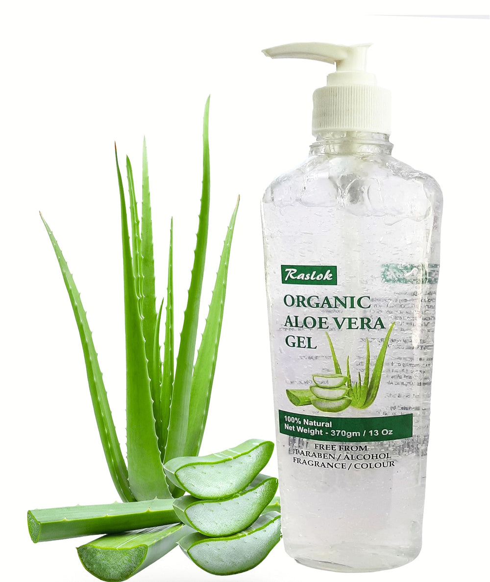 Raslok Gel de Aloe Vera, aplicación en piel, aporte de alivio ligero y cuidado diario