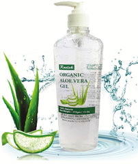 Raslok Gel de Aloe Vera, textura transparente, ideal para hidratar y calmar la piel