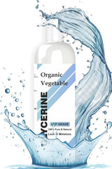 Raslok glicerina vegetal pura en botella para hidratación suave de la piel