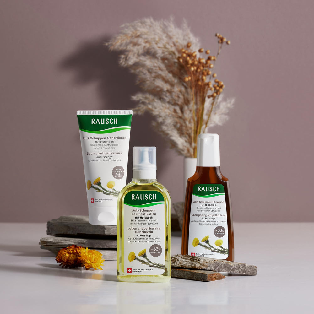 RAUSCH Coltsfoot, escena diaria, ideal para quienes buscan cuidado capilar.