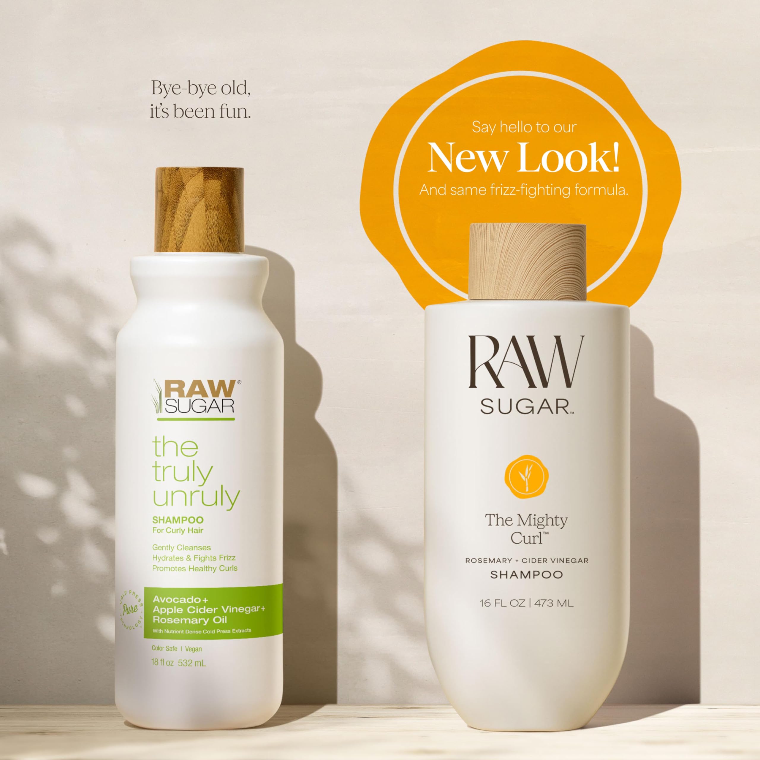 Raw Sugar Mighty Curl aceite de aguacate y coco: nutrición y suavidad para el cabello.