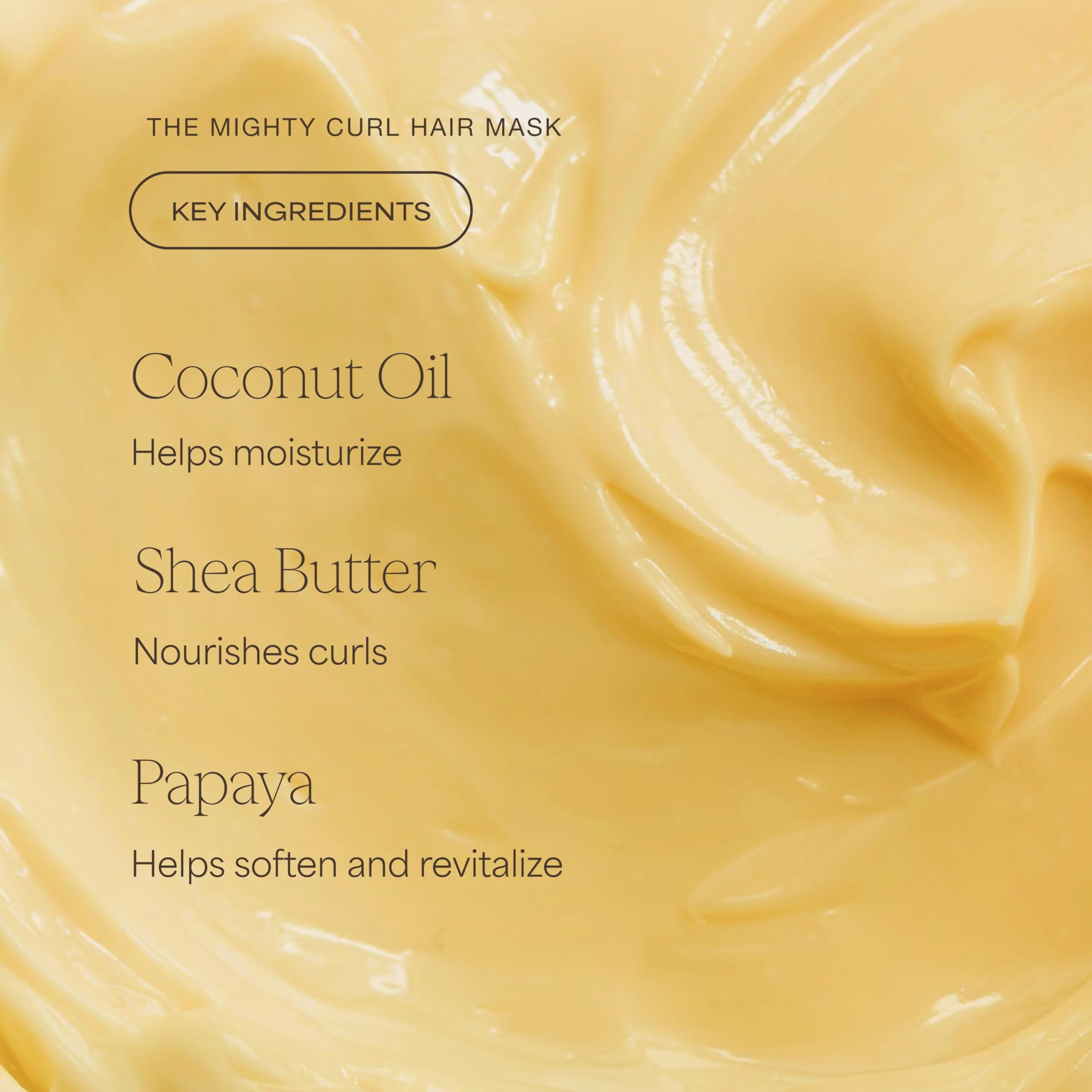 Raw Sugar Mighty Curl crema ligera: rizos definidos y fácil peinado.