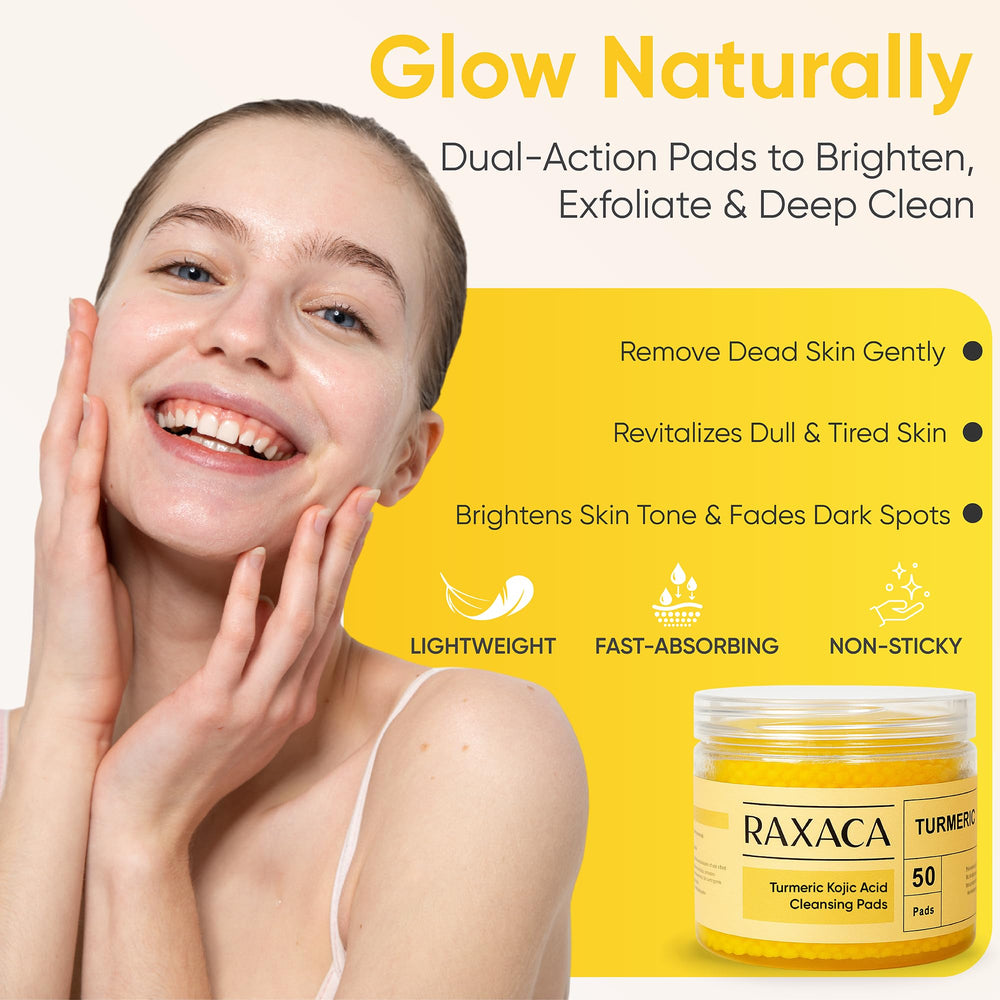 RAXACA textura suave de discos de algodón para exfoliación suave