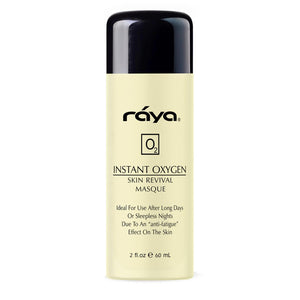 Raya Instant Oxygen Skin Revival Masque: foco en bote, aporta revitalización suave para la piel.