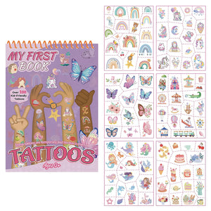 Rayzoq tatuajes temporales mariposas, colores vivos para fiestas infantiles.