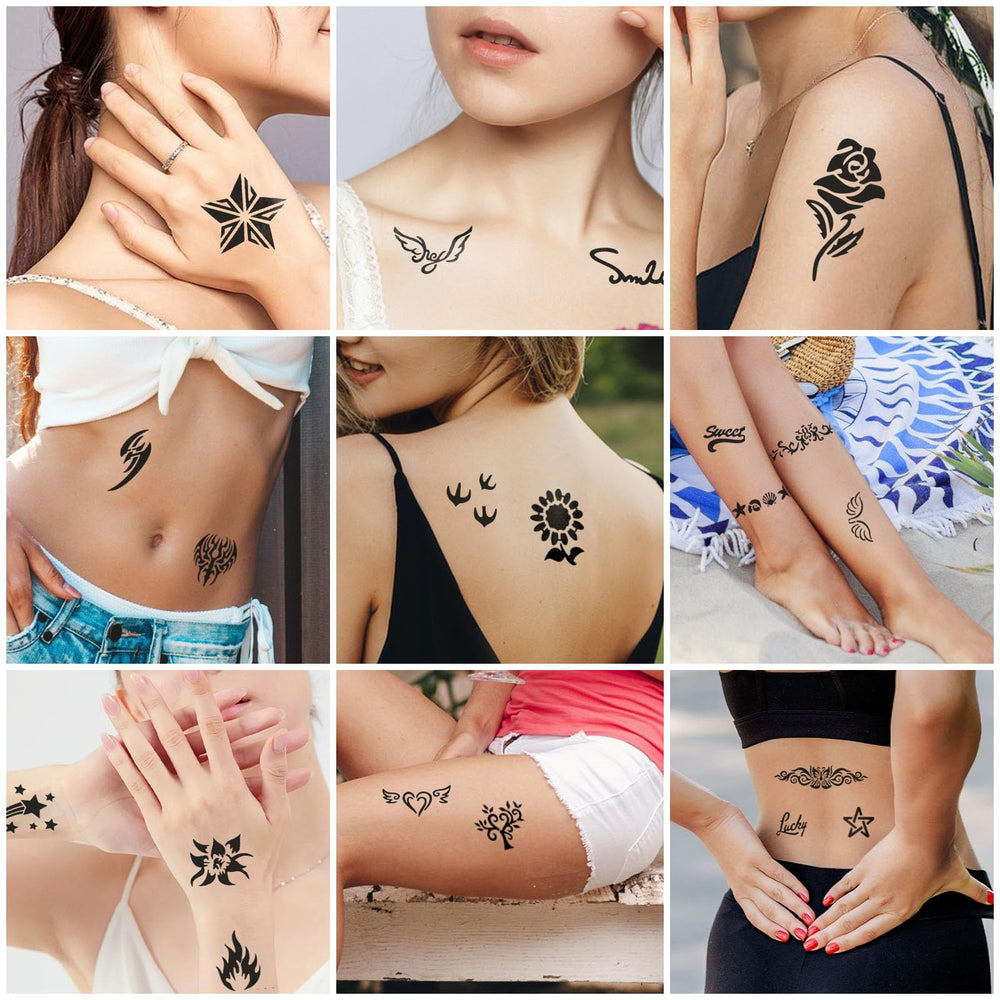 RAZET plantillas henna para fiestas para looks rápidos y divertidos