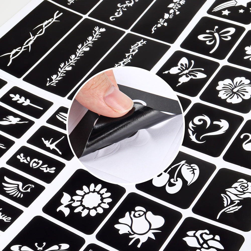 RAZET plantillas henna tótems para motivos impactantes en piel