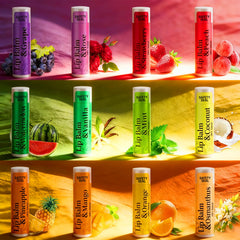 RBUGR bálsamo labial 12 sabores fruta para uso diario