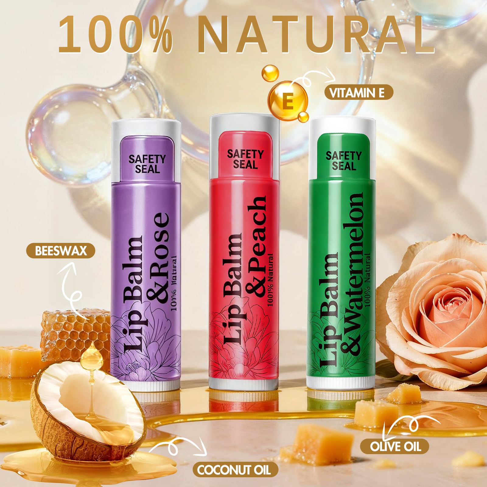 Bálsamo labial RBUGR envases individuales higiénicos para llevar