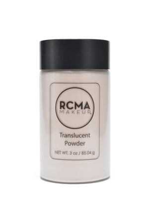 RCMA polvo translúcido con acabado mate duradero para piel suave