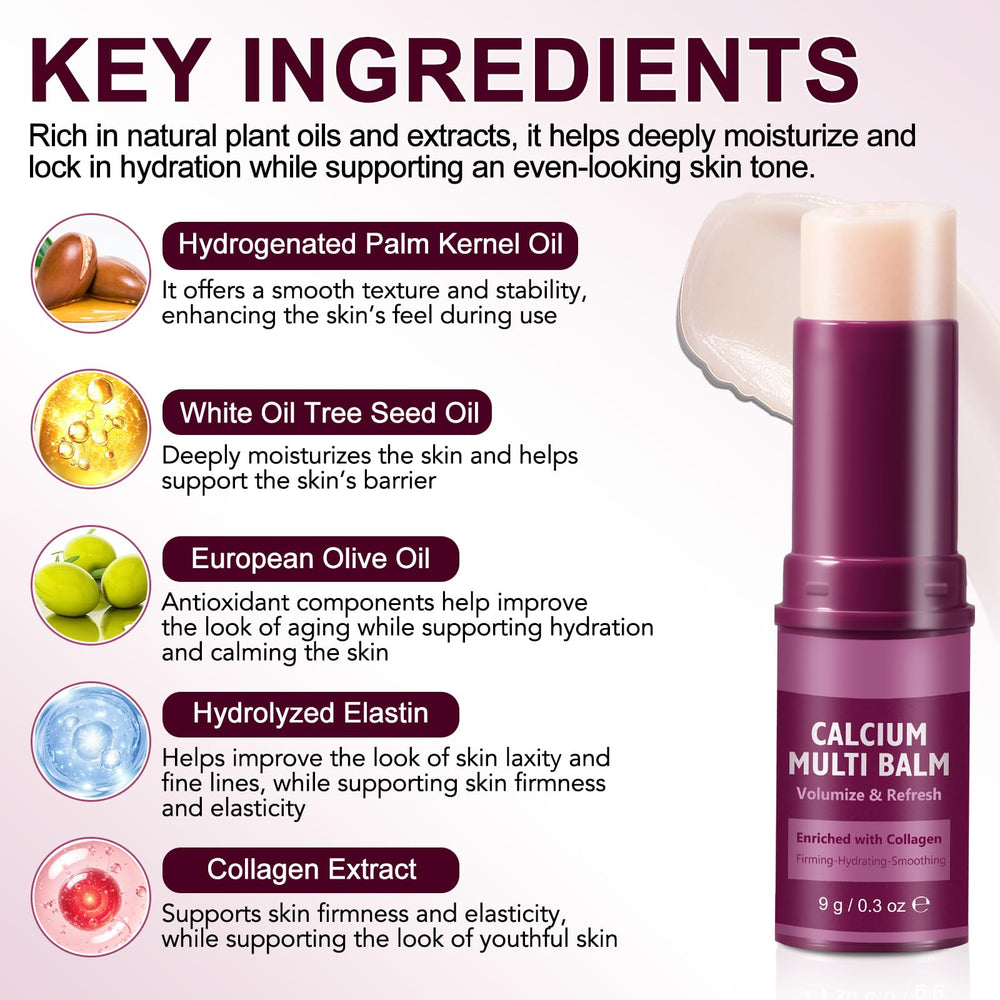 REBODUM Calcium Volume Multi Balm Stick: primer suave para maquillaje