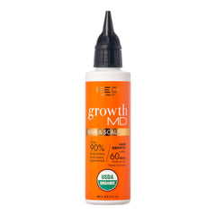 Red by Kiss Growth MD: aceite de la botella vertido para nutrición del cuero cabelludo
