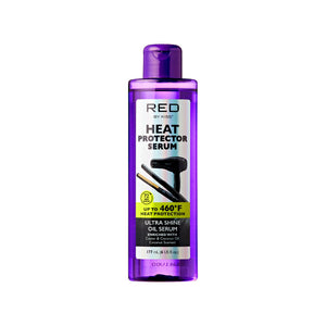 Red by Kiss protector térmico en botella realza el brillo y protege contra el calor.