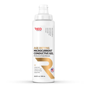 Gel conductivo de RED Medical Supplies con ácido hialurónico y niacinamida, hidrata y prepara para tratamientos