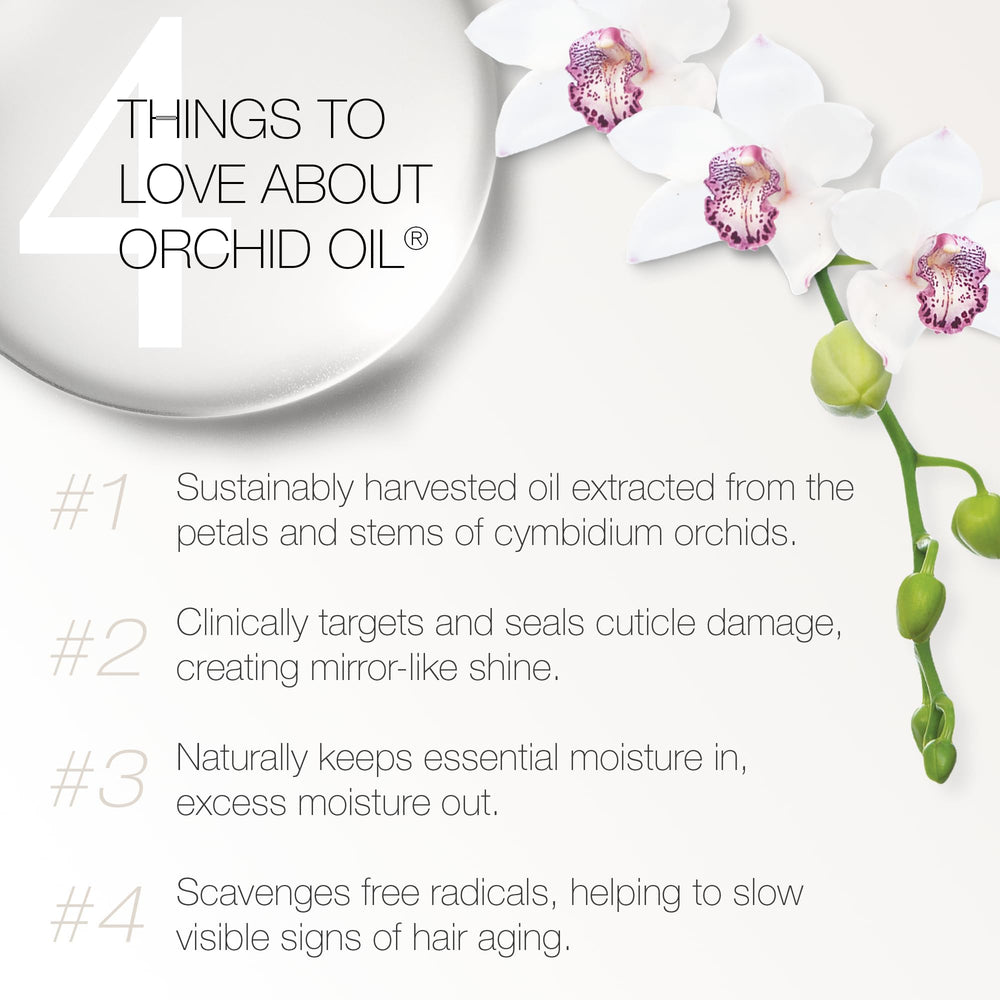 Redavid Aceite de Orquídea: aplicación en manos para un peinado suave y manejable.