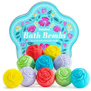 RelaxRose bombas de baño lavanda: aroma calmante para una experiencia spa en casa.