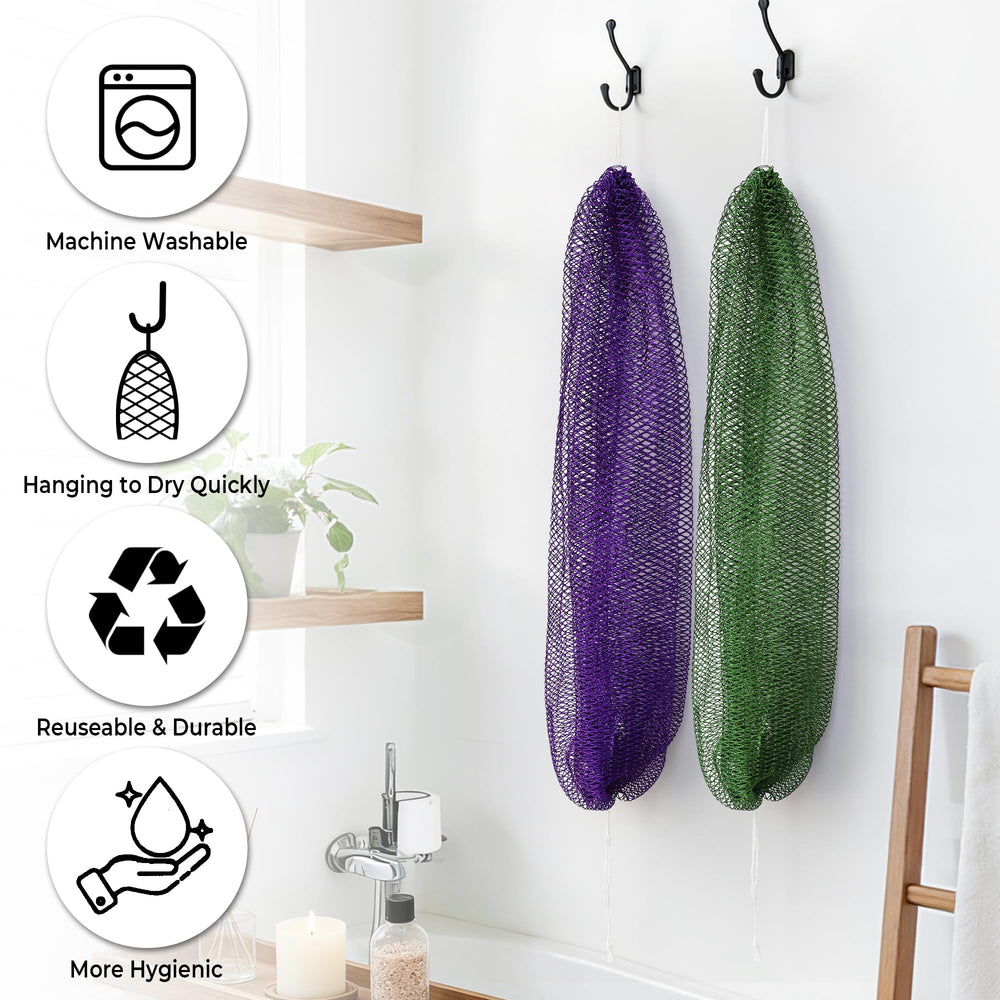 RelaxScene esponja de colores vibrantes para un baño más agradable.