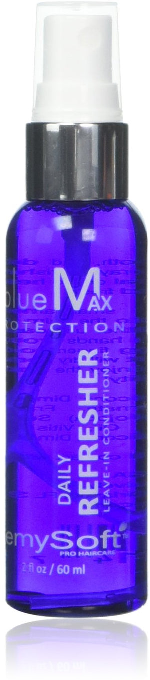 RemySoft blueMax Refrescador Diario, pulverizador suave que protege extensiones y evita enredos.