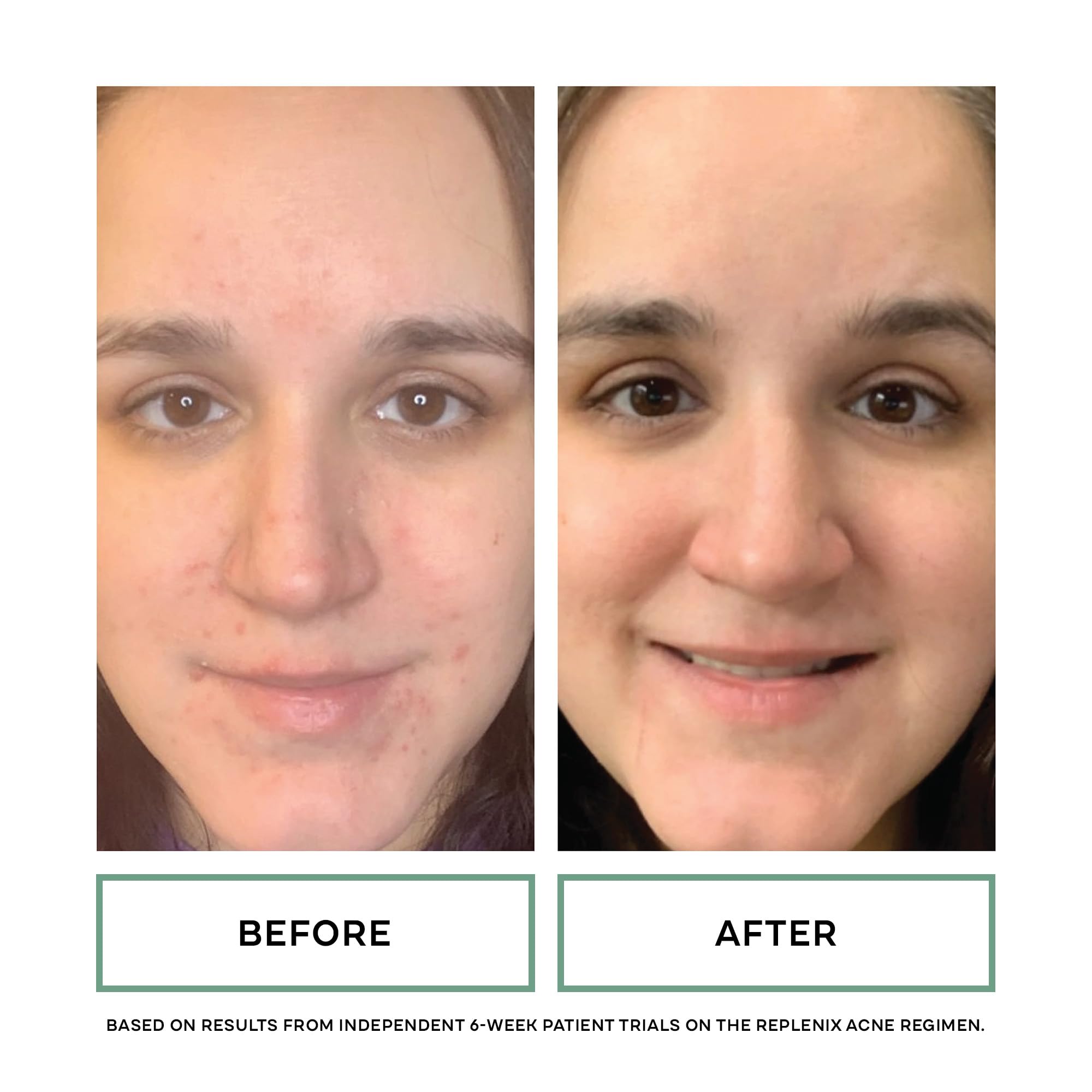 Masaje facial con el limpiador de té verde que calma la piel.