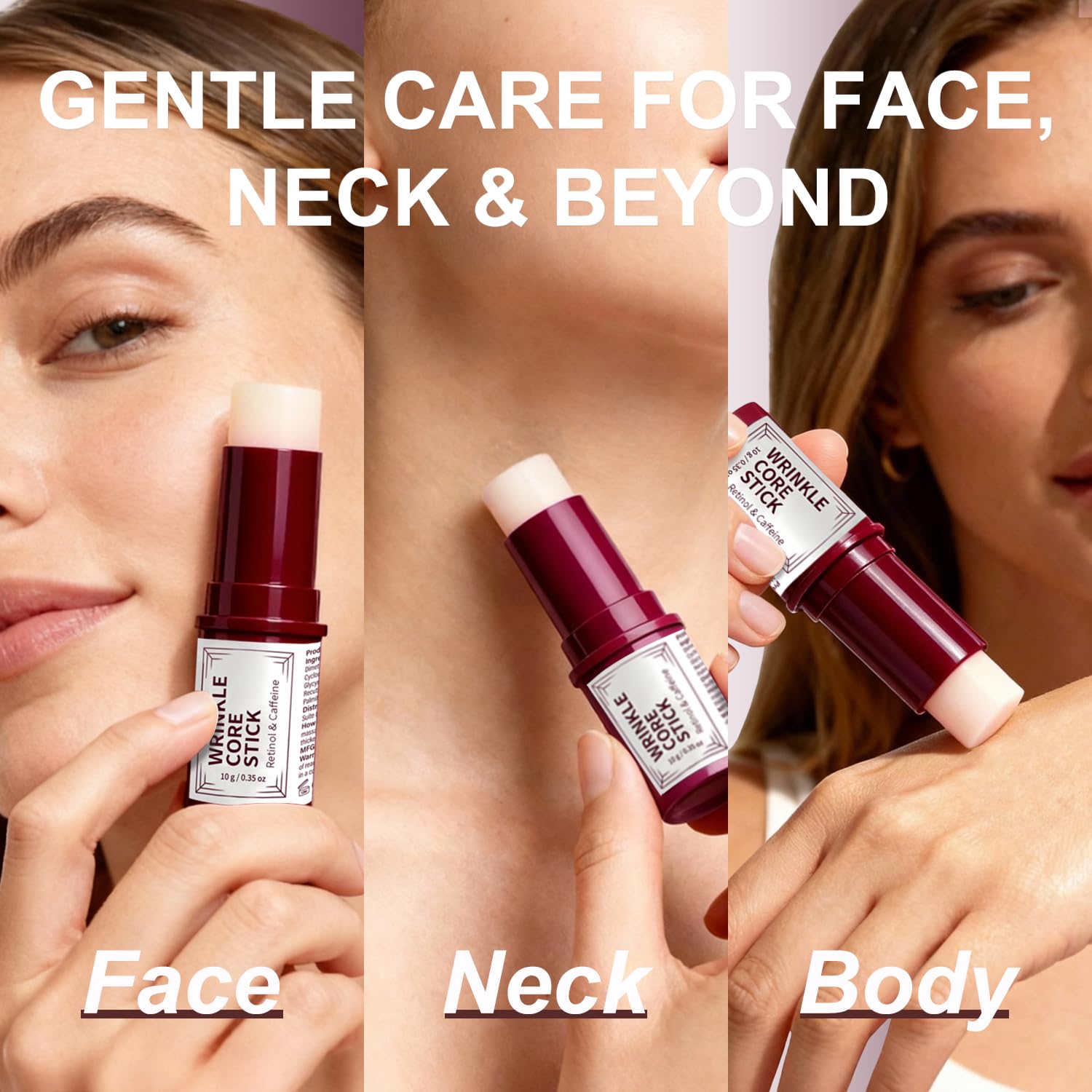 Cuidado localizado para ojos y rostro, ideal para retoques.