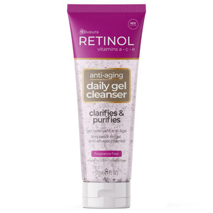 LIVAURA Retinol: botella de gel limpiador para limpieza de poros suave