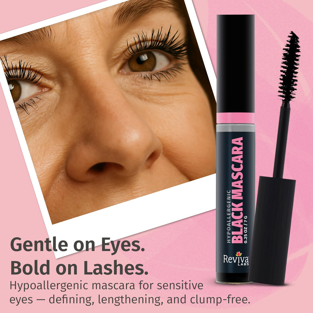 Reviva Labs Mascara alargamiento y definición para pestañas.
