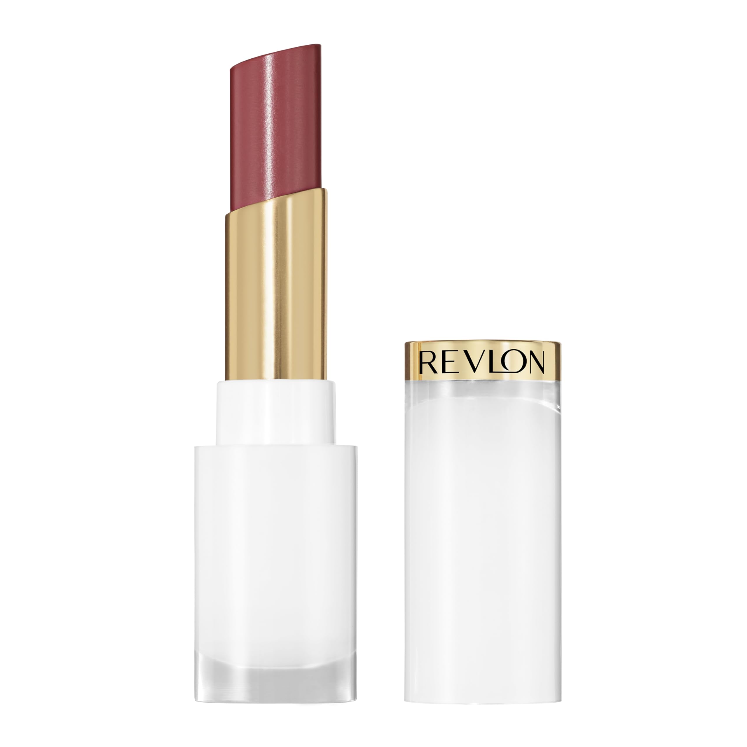 REVLON bálsamo brillo vidrio para labios, hidratación ligera y acabado lustroso.