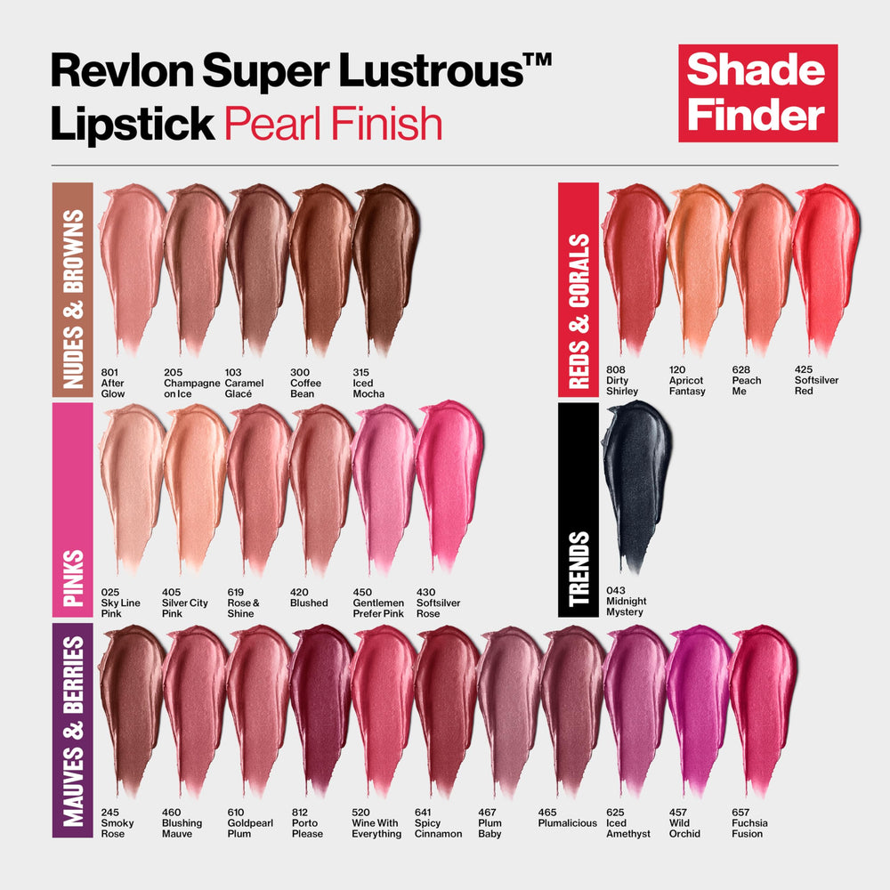 REVLON barra de labios Canela Picante, minimiza sutilmente las líneas para un look más limpio.