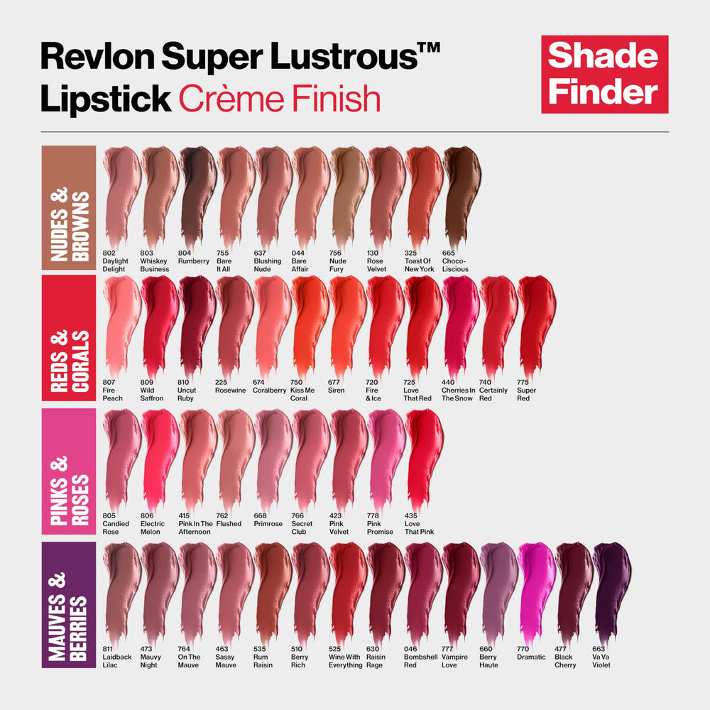 Revlon barra labial deslizamiento suave, labios más plenos.