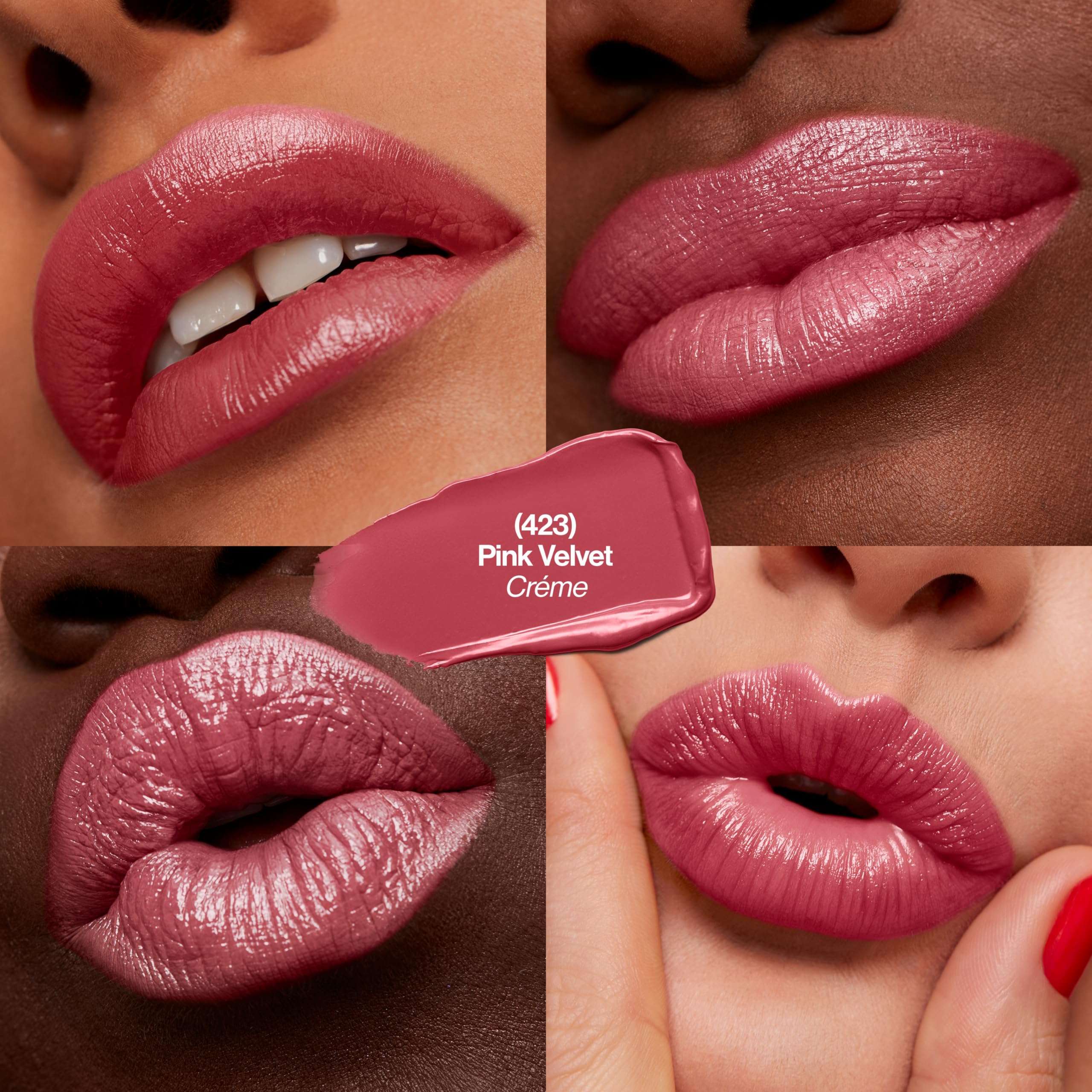 Revlon barra labial pigmentos microfinos, color intenso.