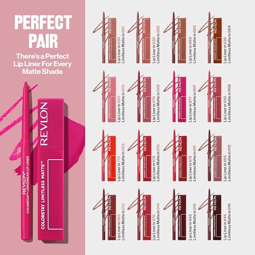 Revlon barra labios mate Limitless detalle de aplicador flexible para precisión.