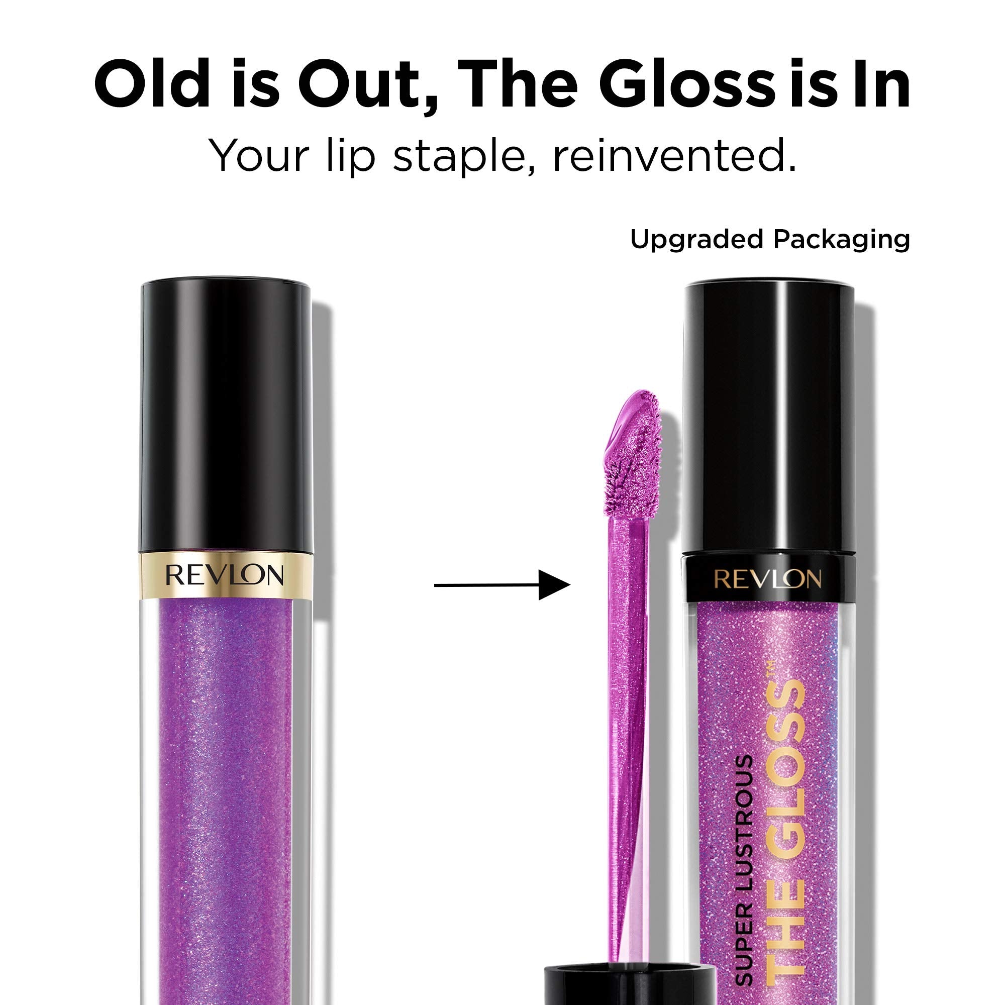 REVLON Brillo Labial Super Lustrous acabado ligero y no pegajoso.