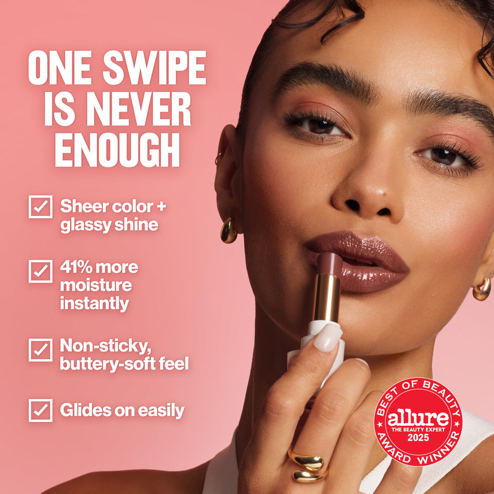 REVLON brillo labial con resplandor y volumen suave para un look luminoso.