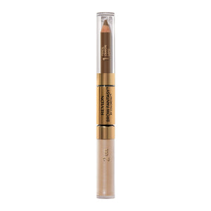 Revlon Cejas Gel Lapiz Doble: definición suave y color natural de larga duración.