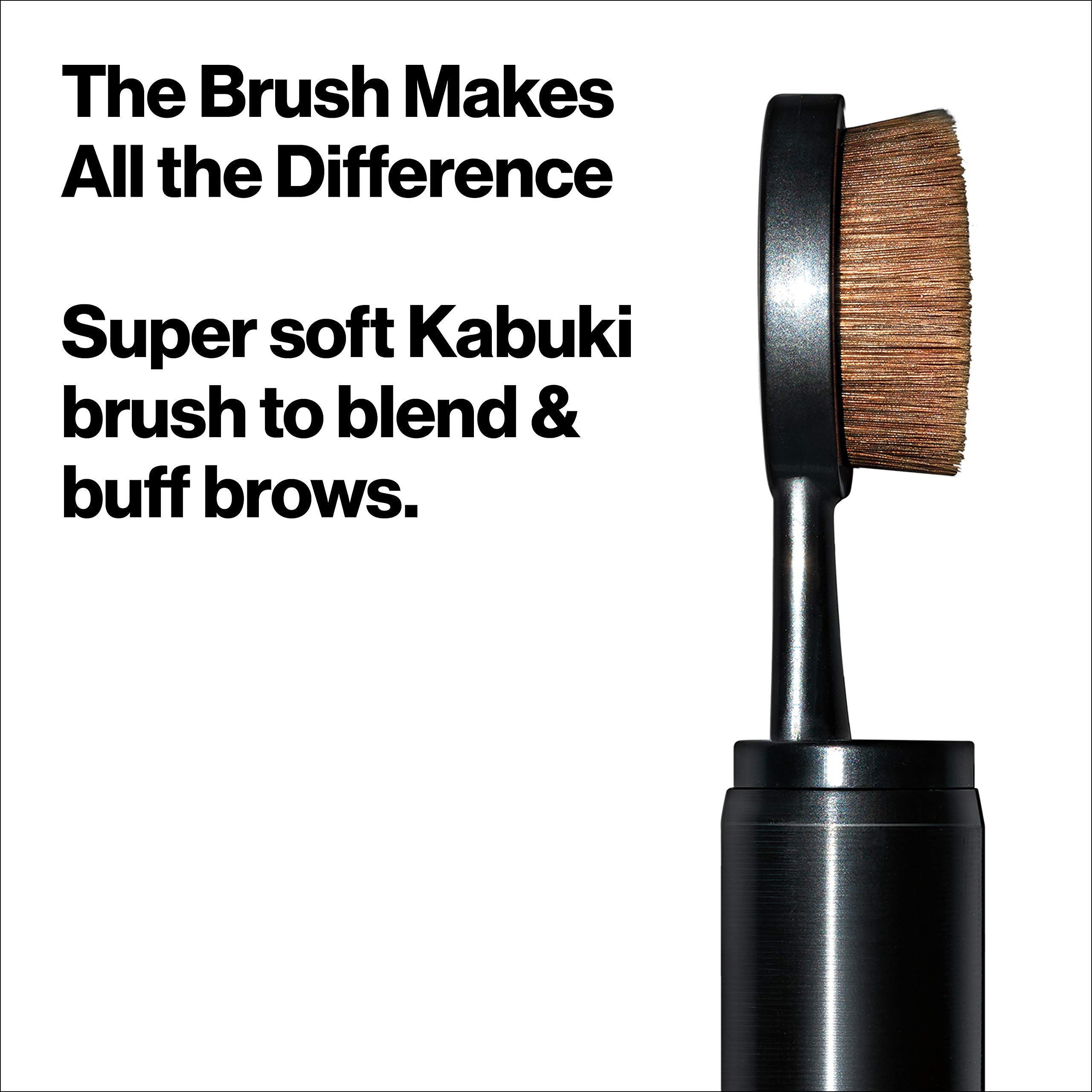 REVLON ColorStay BrowLights cepillo kabuki: difumina y pule
