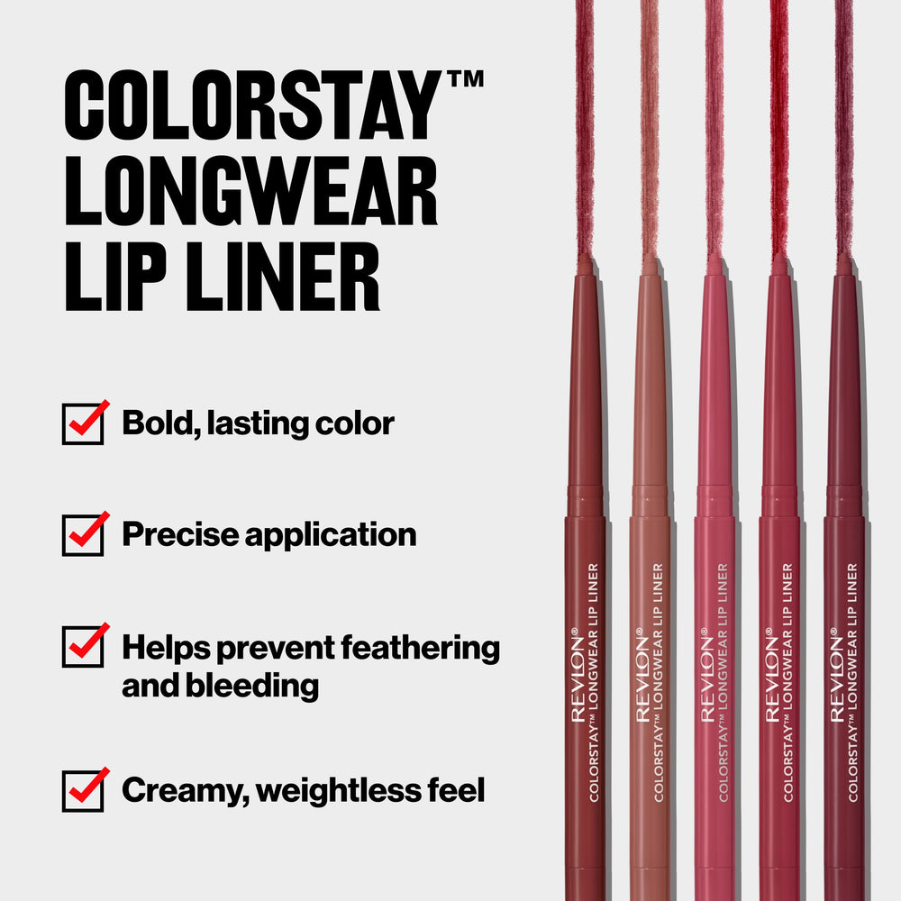 Muestra de 14 tonos para combinar con labiales REVLON