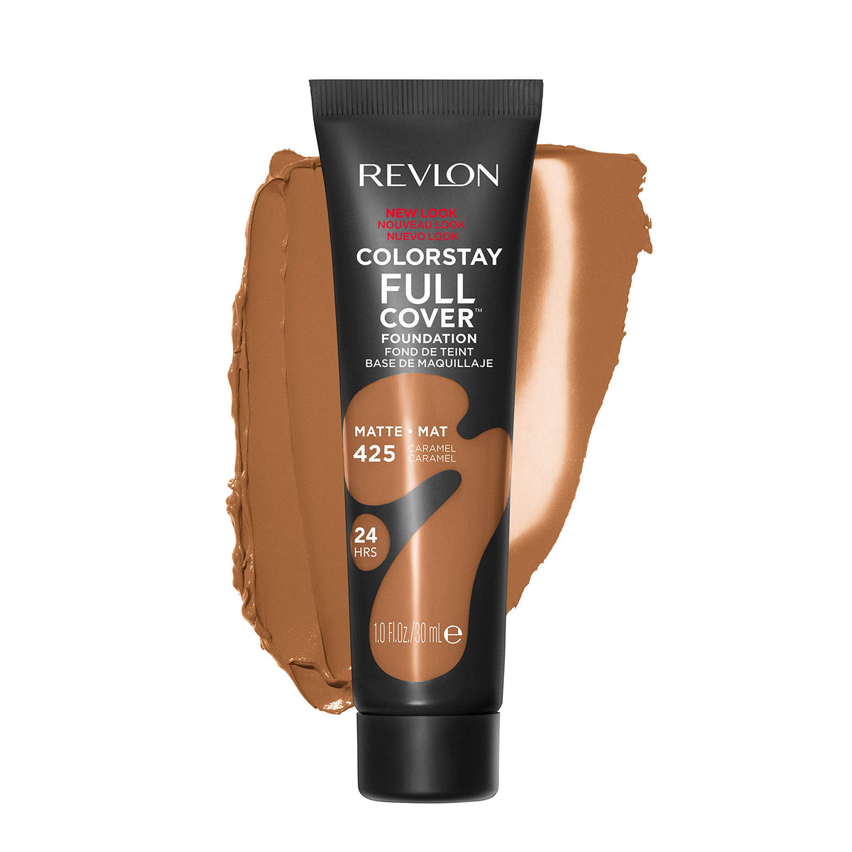 Revlon ColorStay Cobertura Total, botella frontal, empaque duradero para uso diario